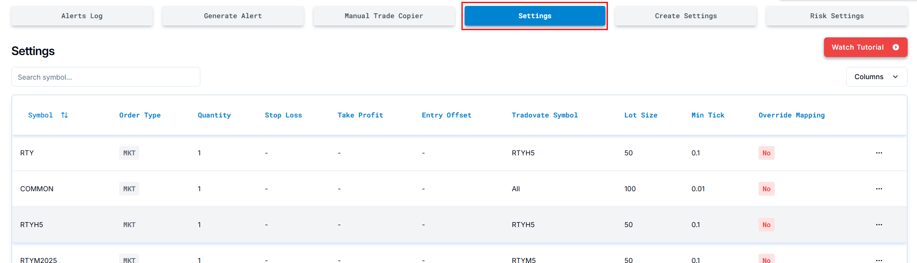 pickmytrade-settings