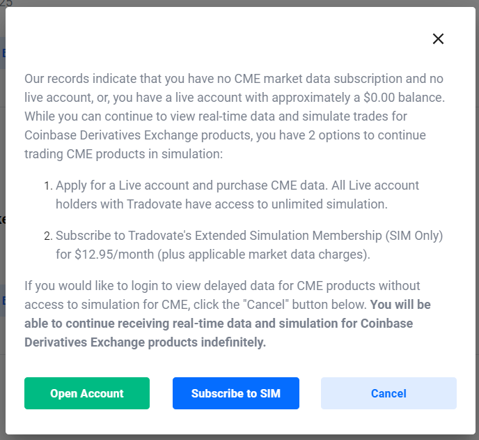 CME market data